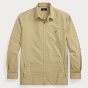 NWOT Polo by Ralph Lauren Garment-Dyed Oxford Overshirt - Surrey Tan - Men’s S